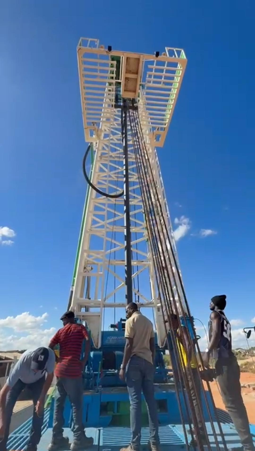 Turkey ACR-H1000 Hydraulic Water Well Drilling Rig Machine in Action!